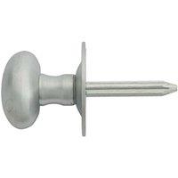 Loops Oval Rack Bolt Thumbturn Lock Steel Spline Spindle 36mm Rose Satin Chrome in Metallics