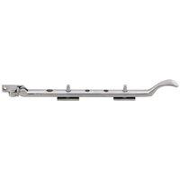 Loops Victorian Casement Window Stay 300mm Length 2 Pins Included Satin Chrome