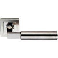 Loops PAIR Square Cut Mitred Bar Handle Concealed Fix Polished & Satin Steel in Metallics