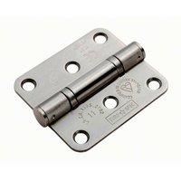 Loops PAIR 76 x 67 x 2.5mm Ball Bearing Hinge Satin Stainless Steel Interior Door in Metallics