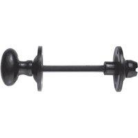 Loops Oval Thumbturn Lock With Coin Release Handle 32 70mm Spindle Black Antique