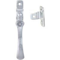 Loops Lockable Victorian Casement Window Fastener 57 x 13mm Polished Chrome