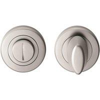 Loops Thumbturn Lock & Release Handle Beveled Edge Concealed Fix Satin Chrome