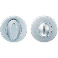 Loops Thumbturn Lock & Release Handle Concealed Fix Push On Rose Satin Chrome