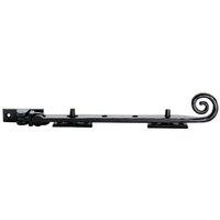 Loops Curly tail Casement Window Stay 203mm Length Black Antique Window Fitting