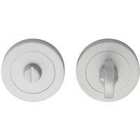 Loops Thumbturn Lock & Release Handle Concealed Fix 80mm Spindle Satin Chrome