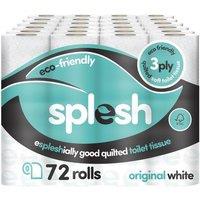 Splesh Toilet Roll' Soft & Quilted, Original White 72 Rolls