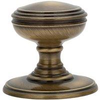 Loops PAIR Textured Mortice Door Knob 70mm Diameter Florentine Bronze Door Handle