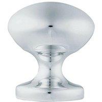 Loops 57mm OCTAGONAL Centre Door Knob Victorian Polished Chrome Outdoor Handle