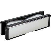 Loops All in one Intumescent Letterbox Assembly 242mm Fixing Centres Satin Aluminium