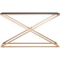 Orsina Elegant Montril Console Table, Optimal Dimensions Of Hallway Table, Easily Maintained Livingroom Table in Gold