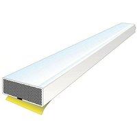 Loops 25 PACK Fire Door Seal Strip 2100 x 10 x 4mm Intumescent Fire Stop White
