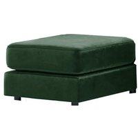 Furnishings For Less UK Ella Plush Velvet Foam Filled Footstool Sofa Accessory in Green