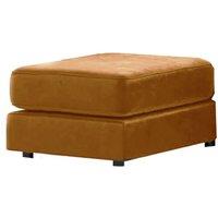 Furnishings For Less UK Ella Plush Velvet Foam Filled Footstool Sofa Accessory in Gold