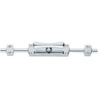 Loops T Bar Handled Espagnolette Set 140 x 38mm Backplate Polished Chrome