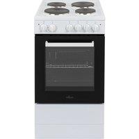 Willow WE50SSW 62L Freestanding Electric Cooker Single Cavity Cooker in White