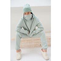 Snoody 'Blush' Unisex Beanie Hat in Light Green | Size: Medium