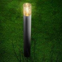 CGC Lighting 'Bluebell' Dark Grey Tall Outdoor Post Light