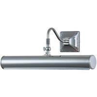 Netlighting Picture Light 2 Light Large Picture Wall Light Polished Chrome E14 in Grey
