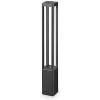 Netlighting Tifone LED Outdoor Tall Bollards Anthracite IP65 3000K in Black