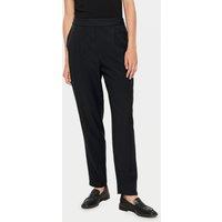 Saint Tropez Women's Celest Elastic Waist Trousers in Dark Navy | Size: Medium