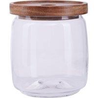 Orsina Durable Multipurpose 860ml Storage Jar, Stylish Glass Jar With Lid For Counter, Airtight Storage Jars in Clear