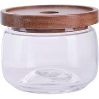 Orsina Stylish Multipurpose 560ml Storage Jar, Durable Glass Jar With Lid For Counter, Airtight Storage Jars in Clear