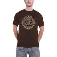 Black Sabbath Henry Pyramid Emblem T-Shirt in Brown | Size: 2XL
