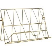 Orsina Vertex Cookbook Stand in Gold