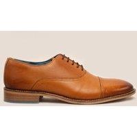 Oswin Hyde Men's William Leather Oxford Lace Up in Tan | Size: 8