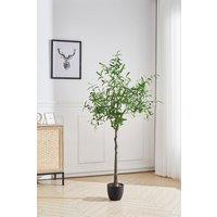 175Cm H Artificial Olive Tree Decorative Plant in Planter