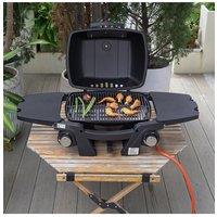 Portable Gas Grill Propane Grill with Side Tables