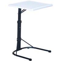Gr8 Home Folding Laptop Table Sofa Bed Stand Computer Desk Adjustable Tray in White