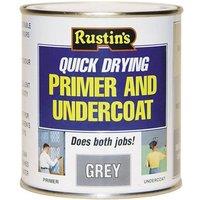 Rustins Quick Dry Primer & Undercoat Grey 2.5 Litre | Size: 2.5L