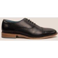 Oswin Hyde Men's William Leather Oxford Lace Up in Black | Size: 9