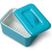 Zeal Melamine Insulated Butter Dish with Lid in Aqua