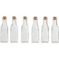 Orsina Tromso 6Pcs Small Glass Bottles in Clear