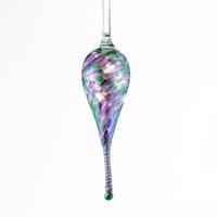 Sienna Glass 16cm Friendship Droplet Unicorn in Purple