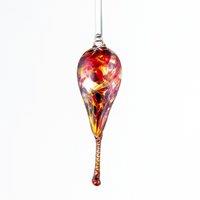 Sienna Glass 16cm Friendship Droplet Phoenix in Dark Red
