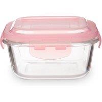 Orsina 520ml Square Food Storage Container, BPA-Free PP White Lid Kitchen Food Storage Container, Food Containers in Clear