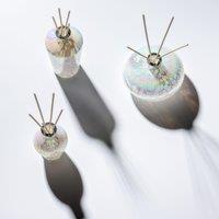 Sienna Glass Reed Diffuser White Flute