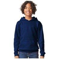 Gildan Softstyle Plain Midweight Hoodie in Navy | Size: 3-4 Years