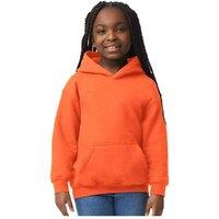 Gildan Heavy Blend Hooded Sweatshirt in Orange | Size: 7-8 Years