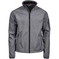 TEE JAYS Men's Lightweight Active Soft Shell Jacket in Grey | Size: Large