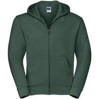 Russell Men's Authentic Full Zip Hoodie in Bottle Green | Size: Large