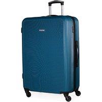 Pierre Cardin Hard Shell Suitcases - 4 Wheel Travel Luggage (Small, Medium & Large) in Teal | Size: Small