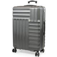 Pierre Cardin Soleil 22 Wheeled Carry On Hard Sided Cabin Suitcase TSA Luggage Grey in Charcoal | Size: Small