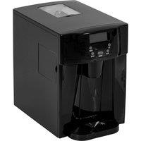 HOMCOM Ice Maker Machine & Water Dispenser No Plumbing Required in Black