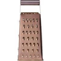 Orsina Small Gold Finish Box Grater, Multi-Use Food Shredder For Cheese, Handheld Cutter For Veg Prep, Kitchen Grater in Rose Gold
