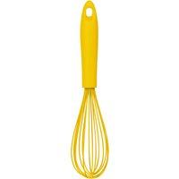 Orsina Non-Stick Black Silicone Whisk, Best Whisk for Baking, Kitchen Whisk, Wire Whisk, Heat Resistant Kitchen Whisk in Yellow